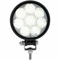 Optronics 8-Led Round Heavy Duty Work Light With Flood Beam; 1920 Lumens TLL45FB